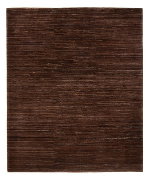 Gabbeh Teppich - Perser - 248 x 215 cm - dunkelbraun