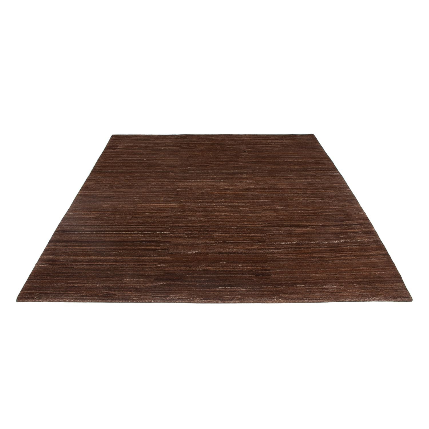 Gabbeh Teppich - Perser - 248 x 215 cm - dunkelbraun