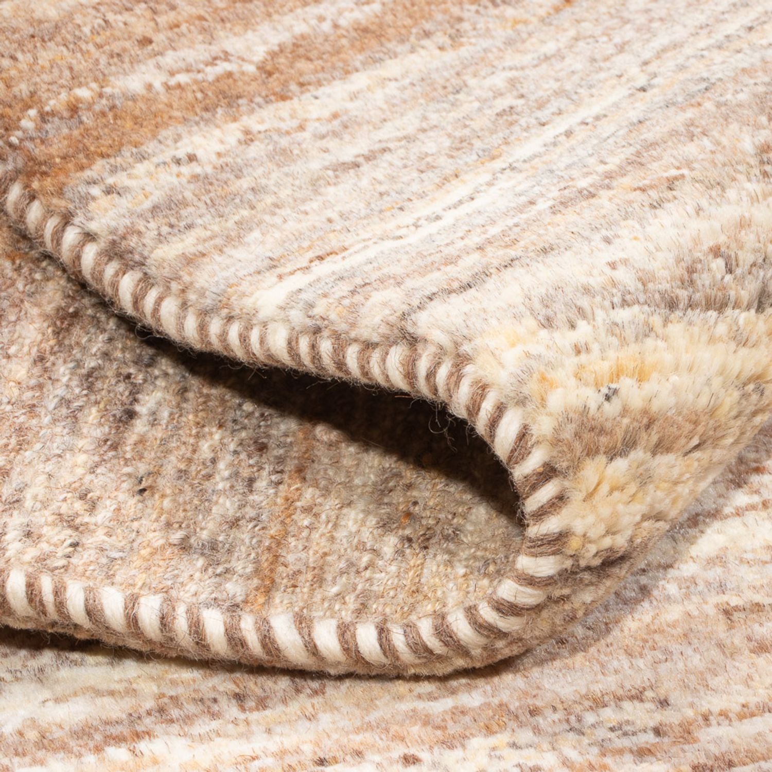 Gabbeh Teppich - Perser - 96 x 61 cm - hellbraun