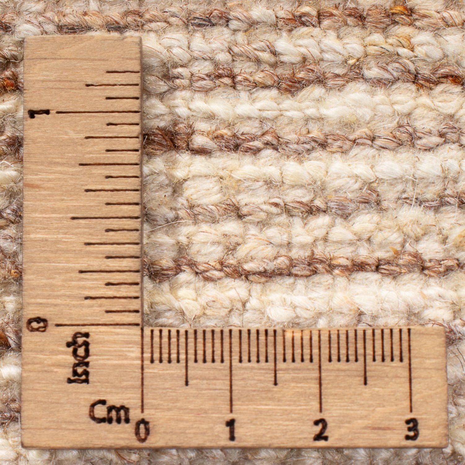 Gabbeh Teppich - Perser - 91 x 60 cm - hellbeige