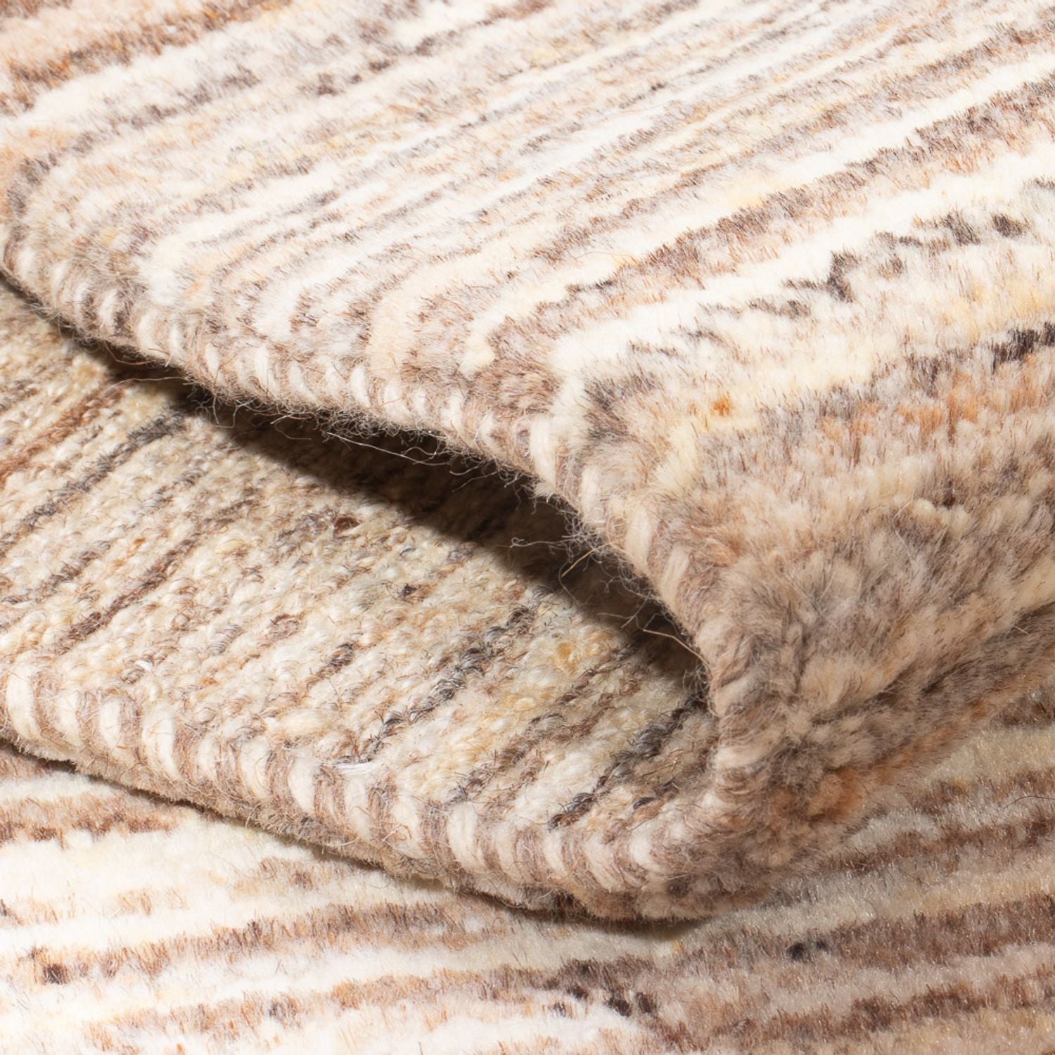 Gabbeh Teppich - Perser - 94 x 62 cm - hellbeige