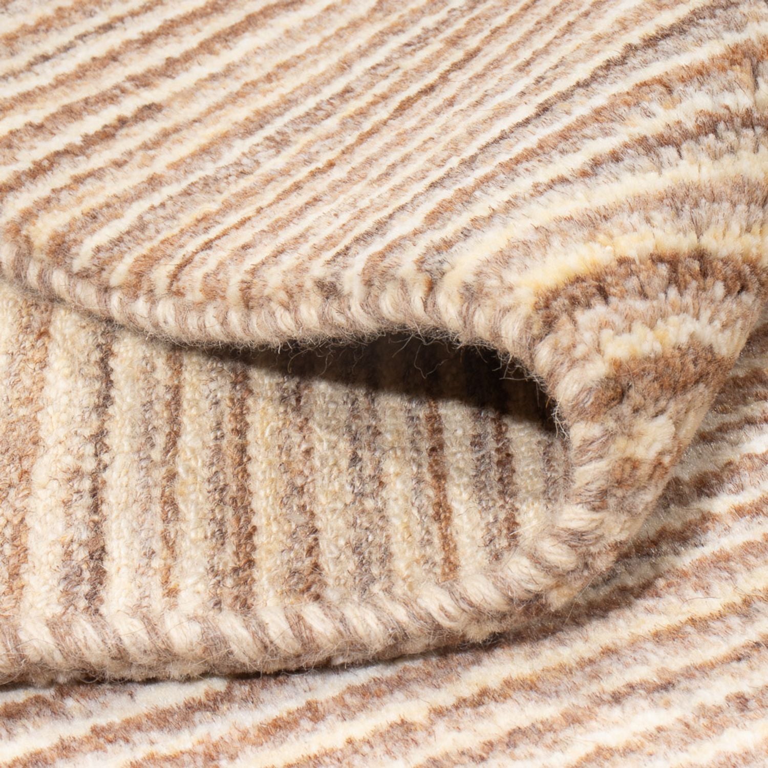 Gabbeh Teppich - Perser - 242 x 210 cm - hellbraun