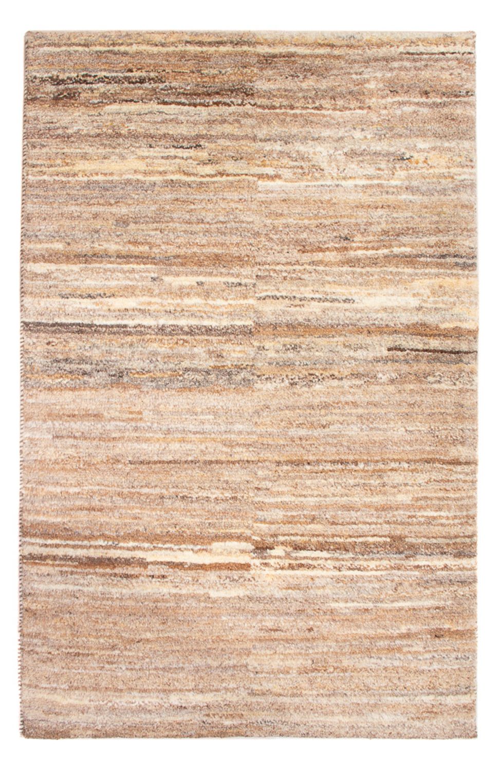 Gabbeh Teppich - Perser - 97 x 63 cm - dunkelbeige