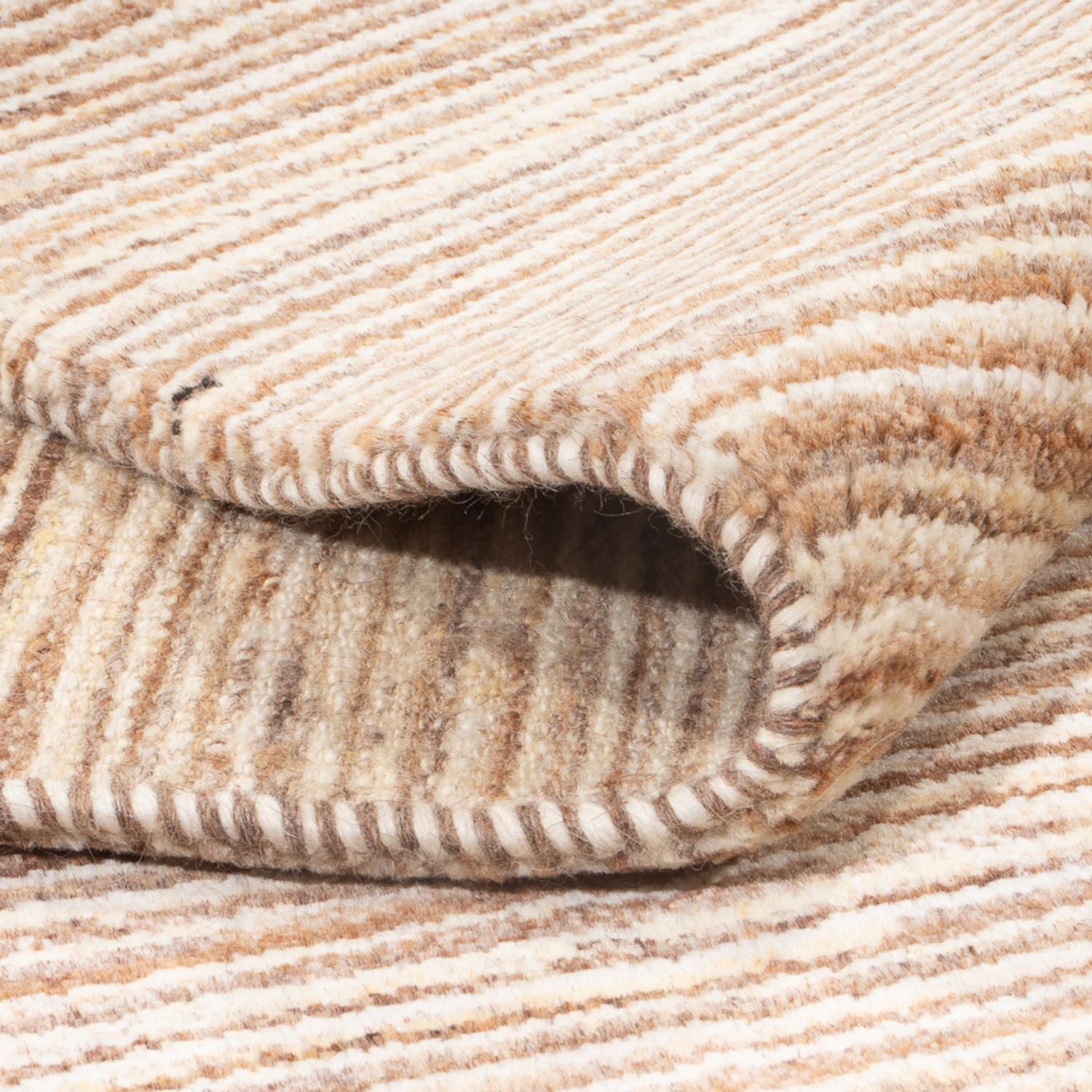 Gabbeh Teppich - Perser - 197 x 147 cm - hellbeige