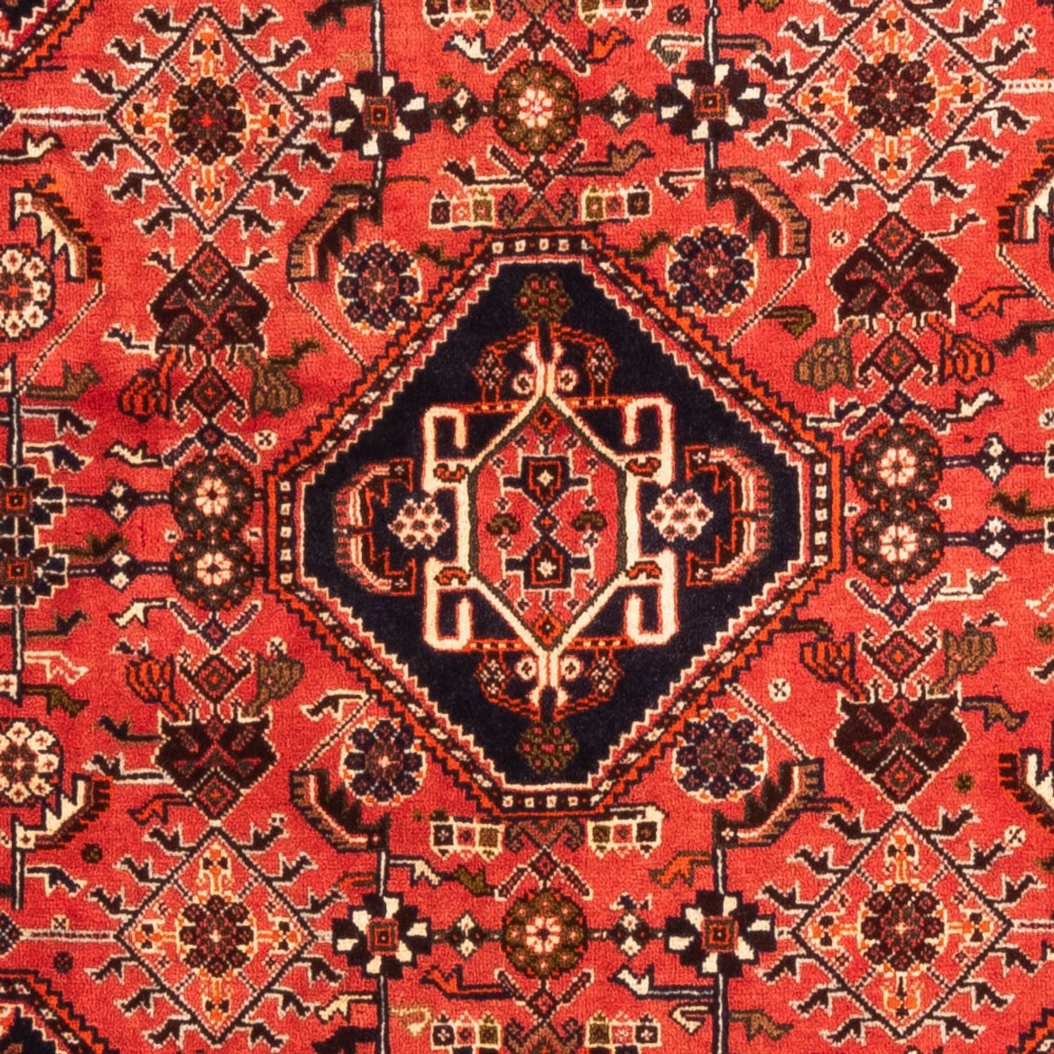 Perserteppich - Nomadic - 150 x 115 cm - rot