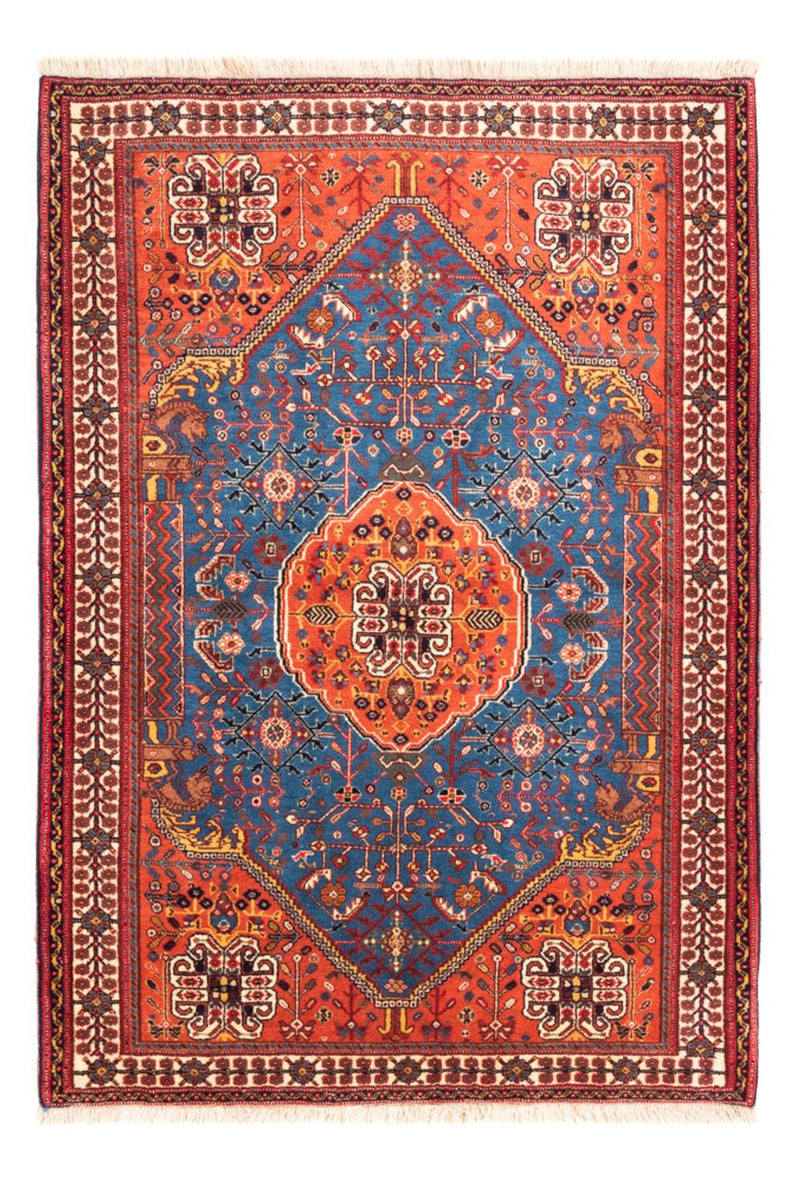 Perserteppich - Nomadic - 156 x 110 cm - blau