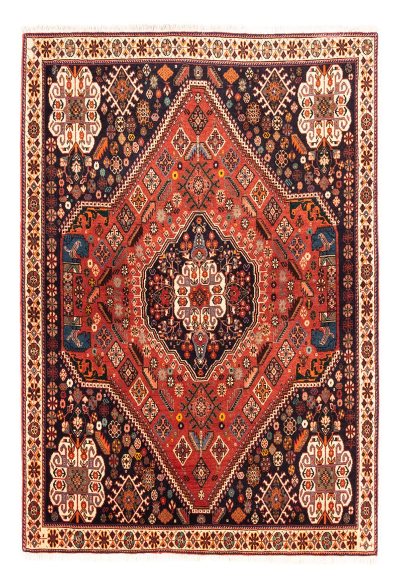 Perserteppich - Nomadic - 154 x 112 cm - rot