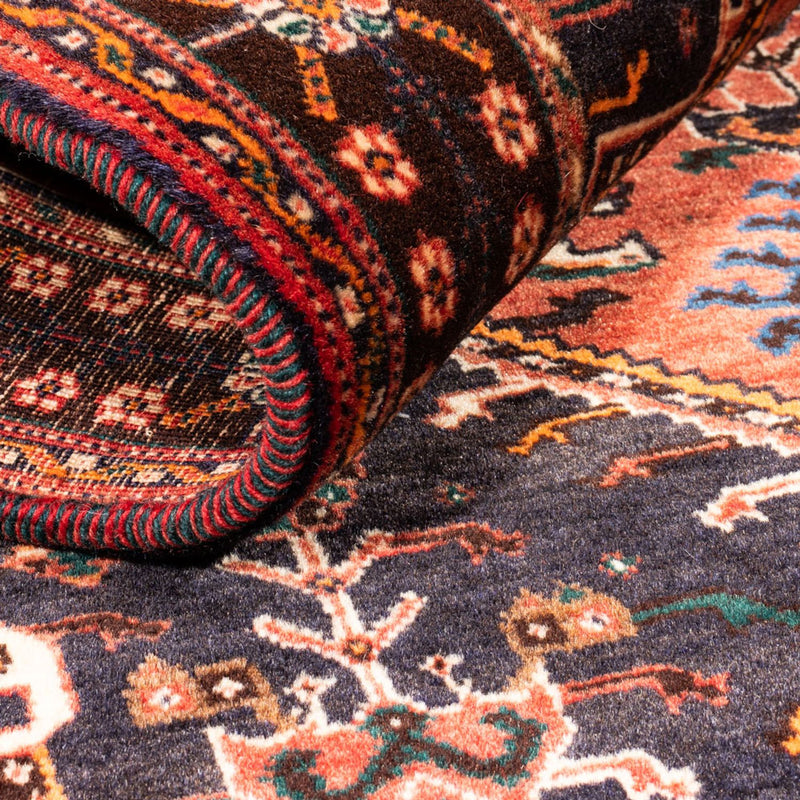 Perserteppich - Nomadic - 140 x 108 cm - rot