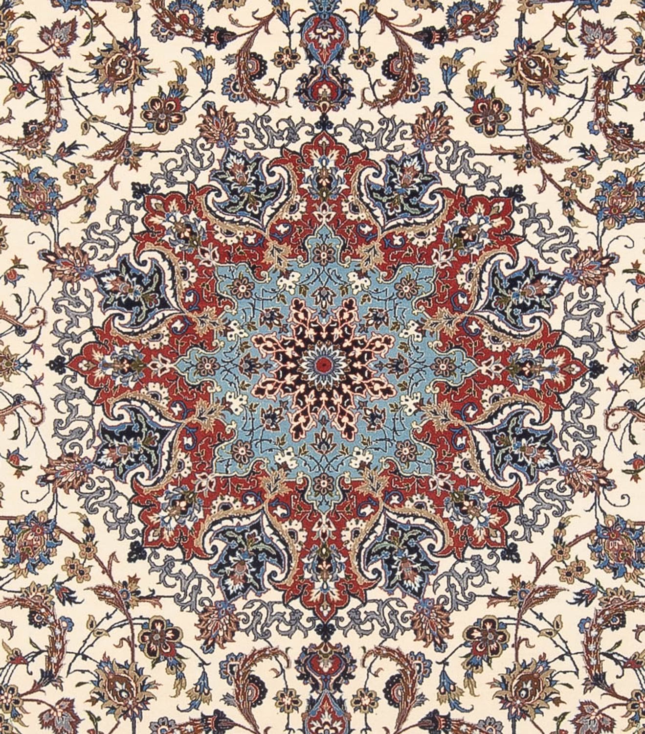 Perserteppich - Isfahan - Premium - 350 x 240 cm - creme