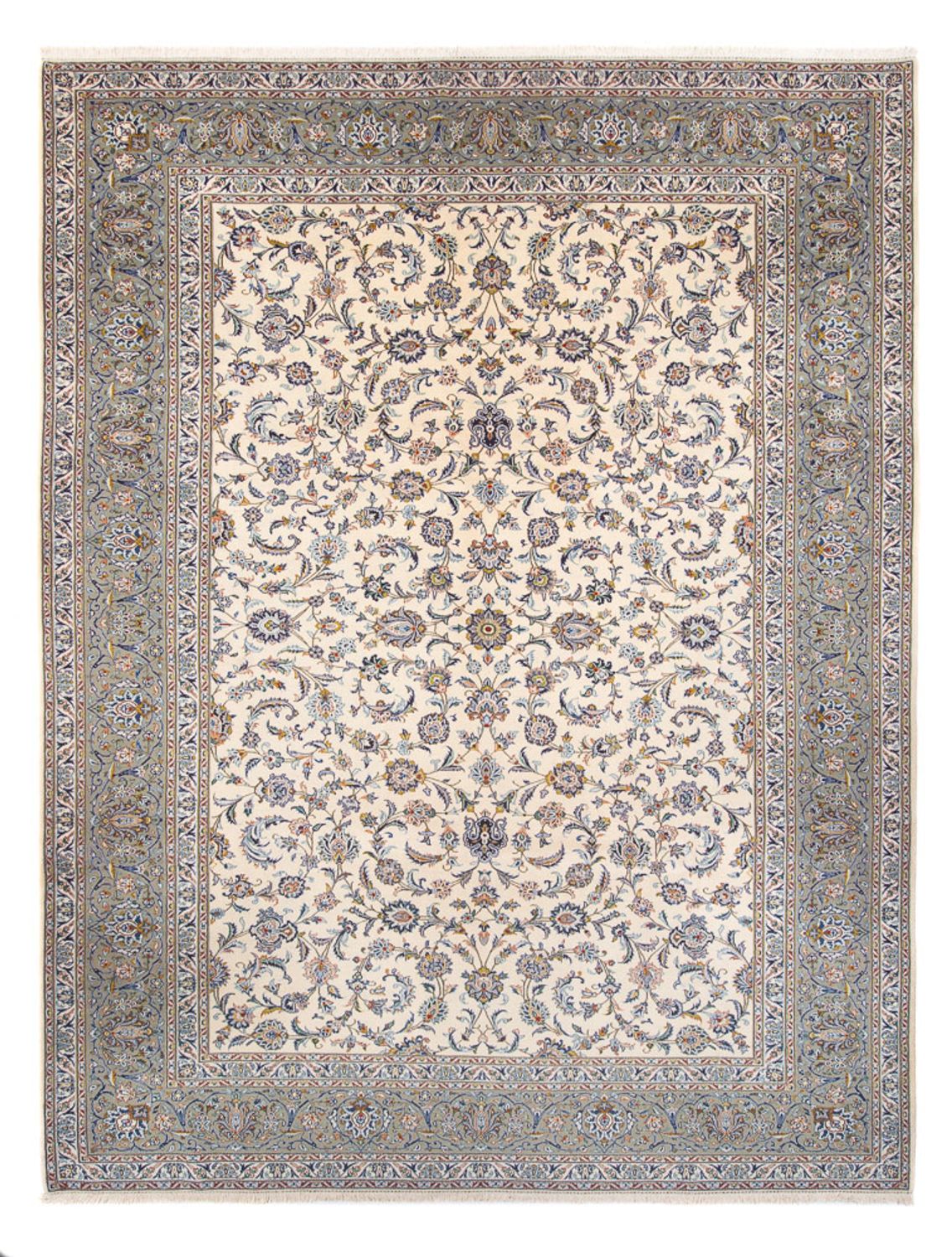 Perserteppich - Keshan - 418 x 307 cm - creme