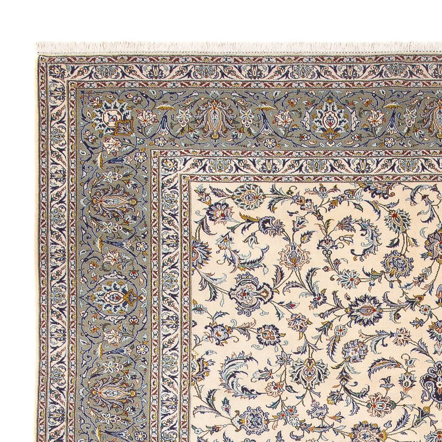 Perserteppich - Keshan - 418 x 307 cm - creme