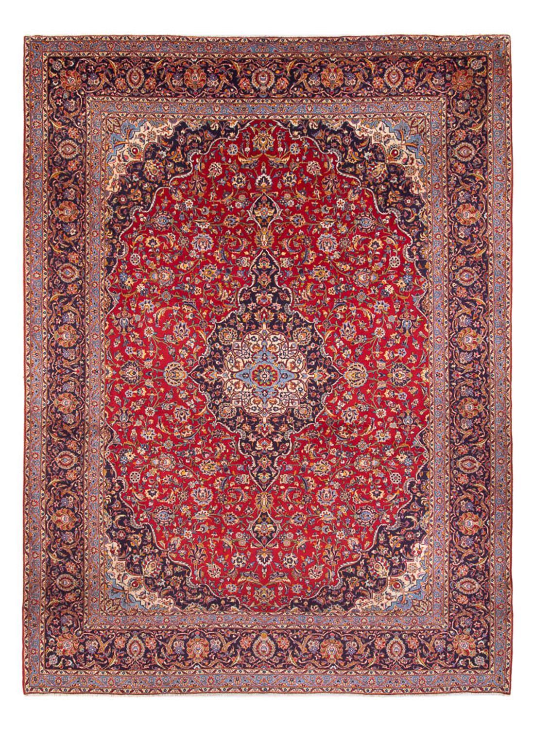 Perserteppich - Keshan - 417 x 300 cm - rot
