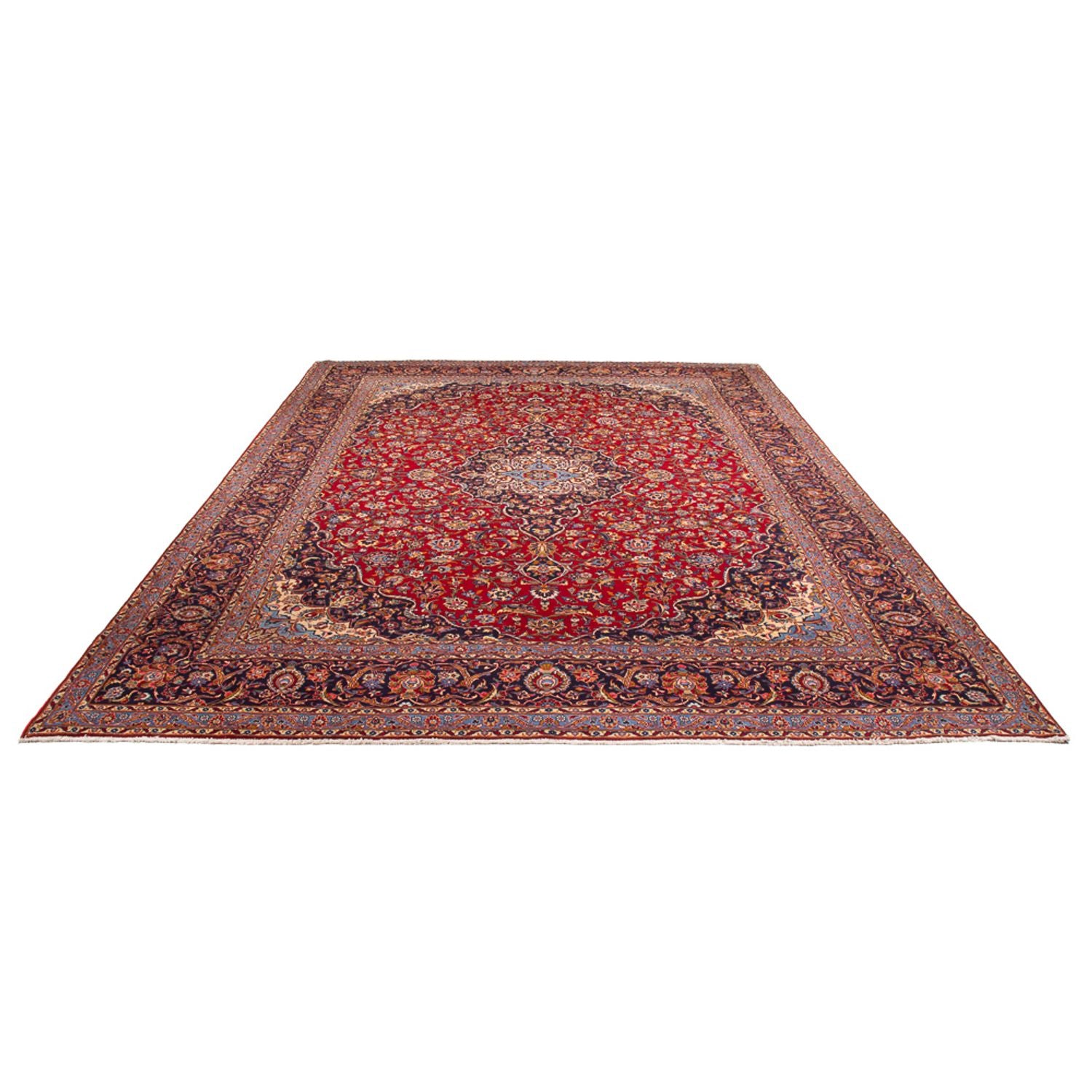Perserteppich - Keshan - 417 x 300 cm - rot