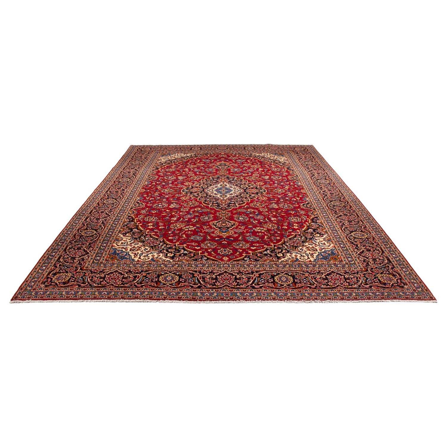 Perserteppich - Keshan - 398 x 297 cm - rot