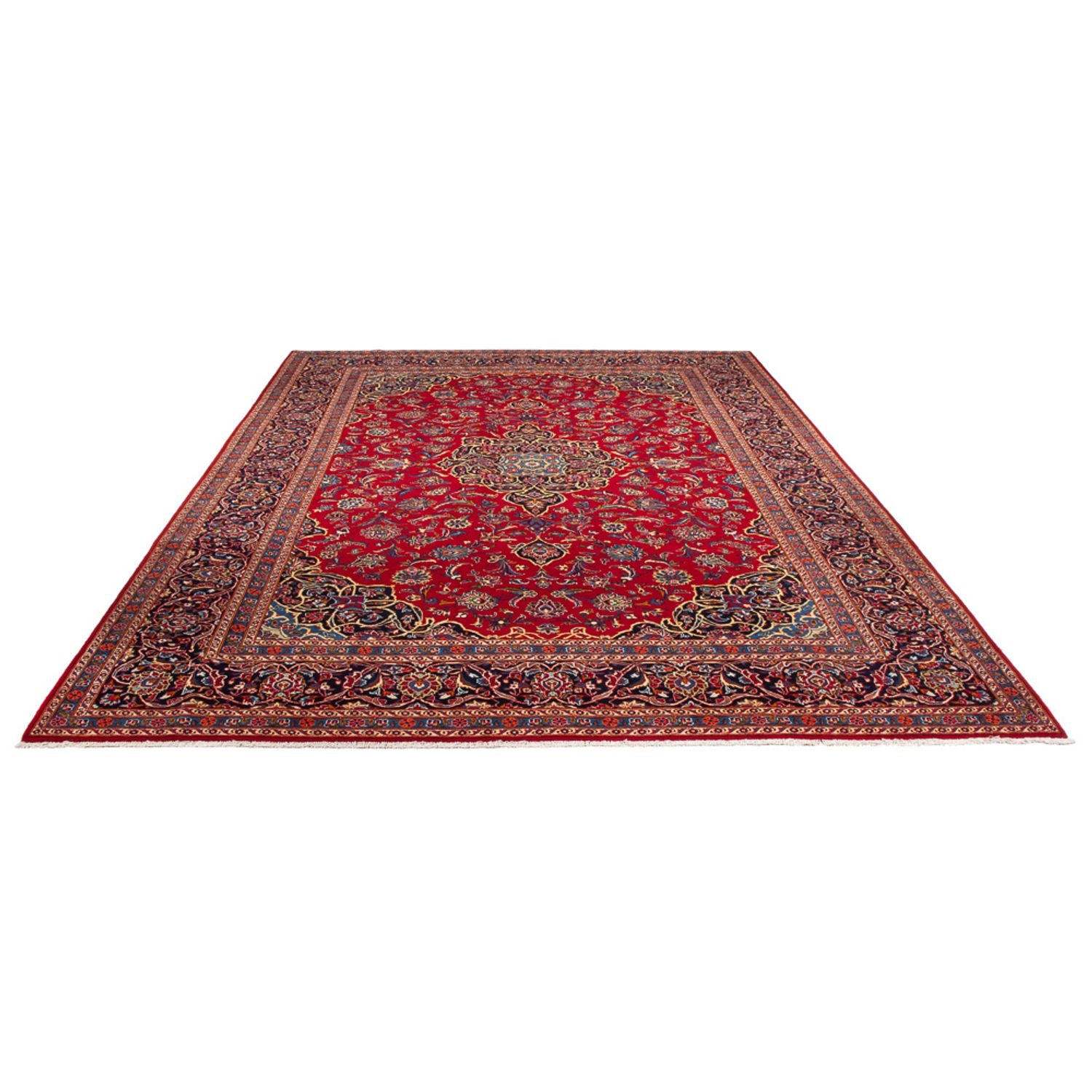Perserteppich - Keshan - 412 x 290 cm - rot