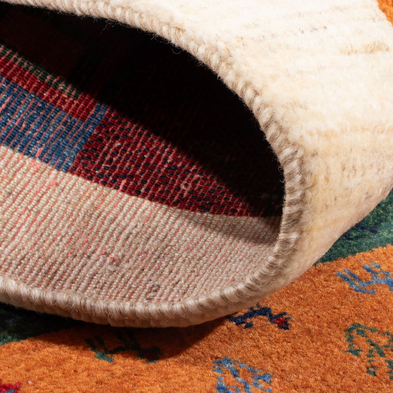 Gabbeh Teppich - Loribaft Perser - 129 x 83 cm - mehrfarbig