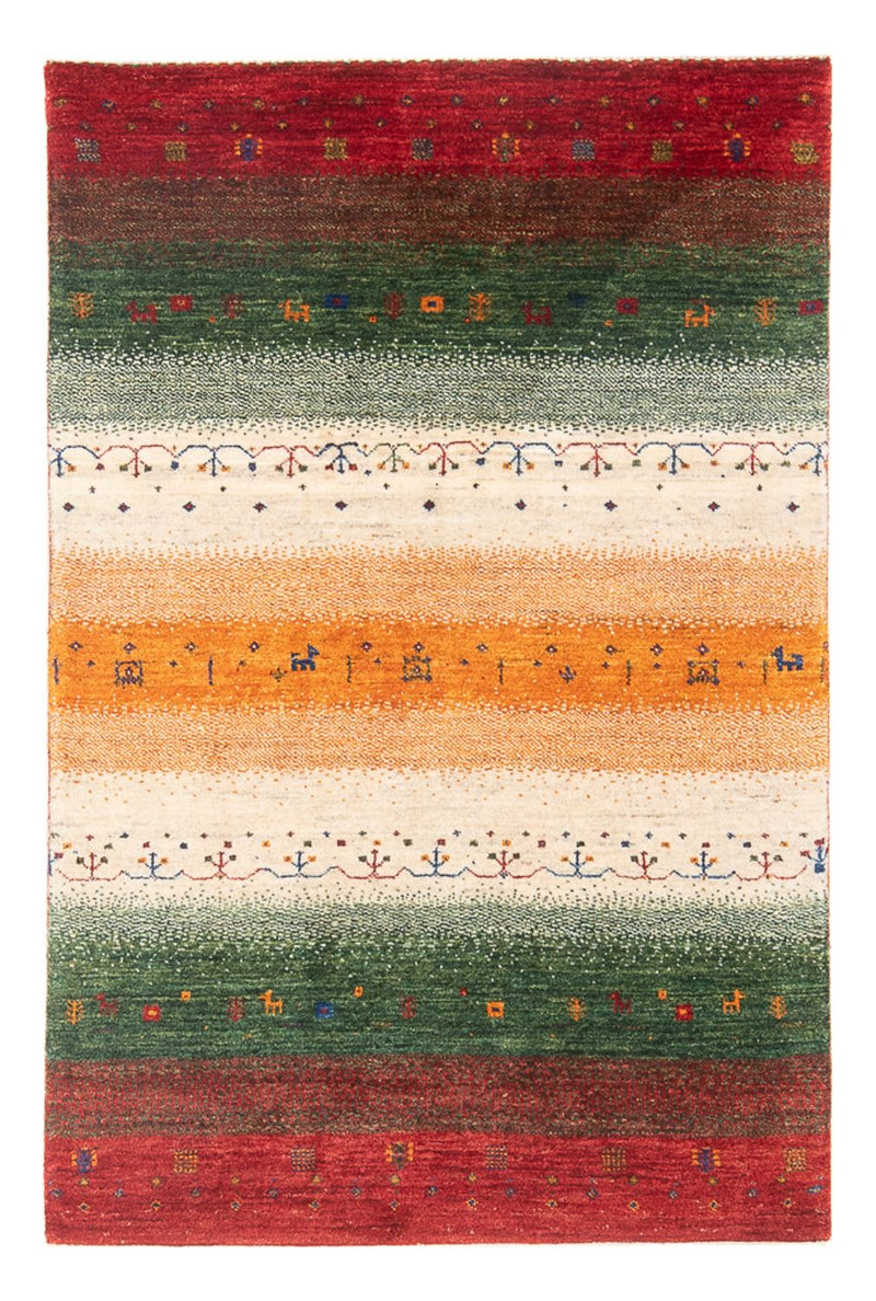Gabbeh Teppich - Loribaft Perser - 131 x 82 cm - mehrfarbig