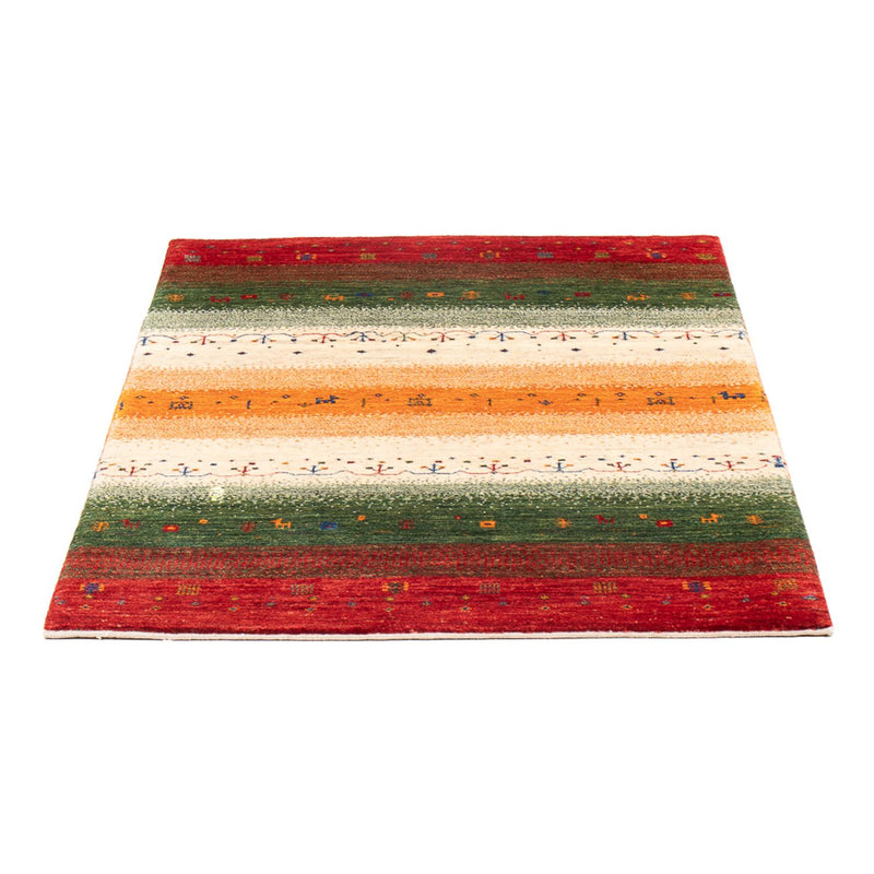 Gabbeh Teppich - Loribaft Perser - 131 x 82 cm - mehrfarbig