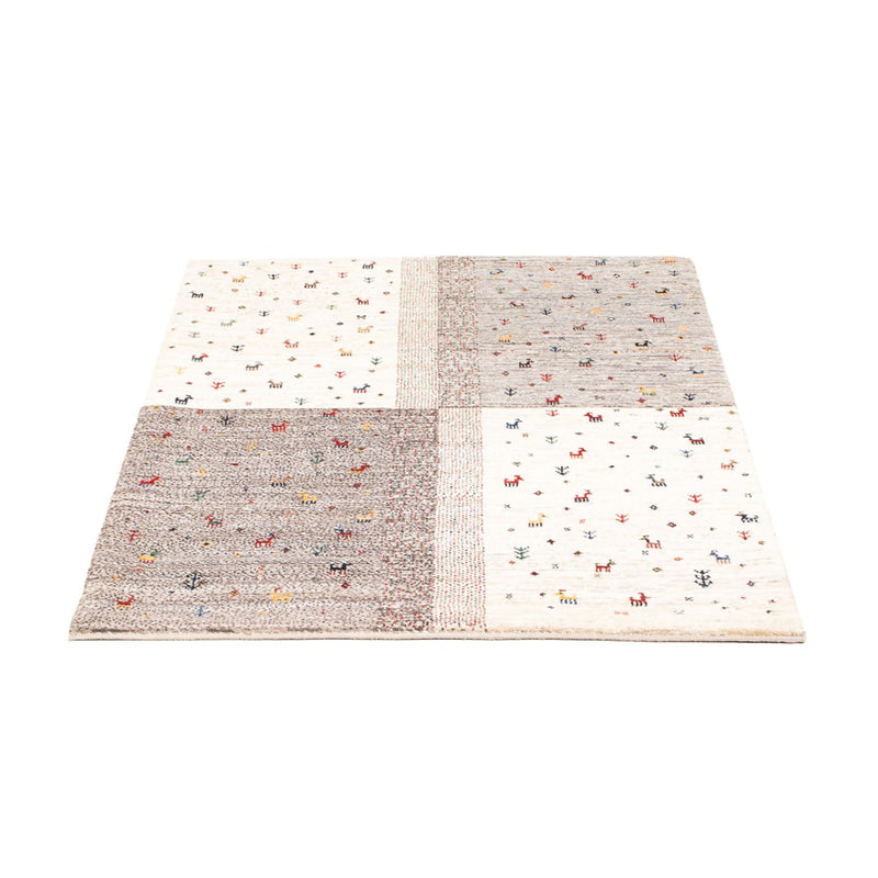 Gabbeh Teppich - Loribaft Perser - 128 x 86 cm - mehrfarbig