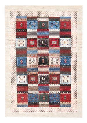 Gabbeh Teppich - Loribaft Perser - 128 x 82 cm - mehrfarbig