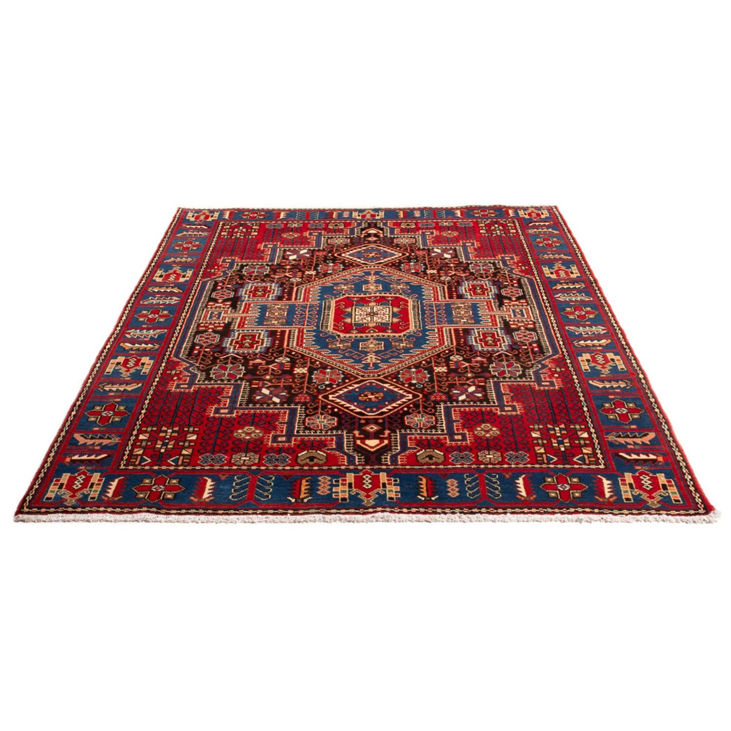 Perserteppich - Nomadic - 200 x 143 cm - rot