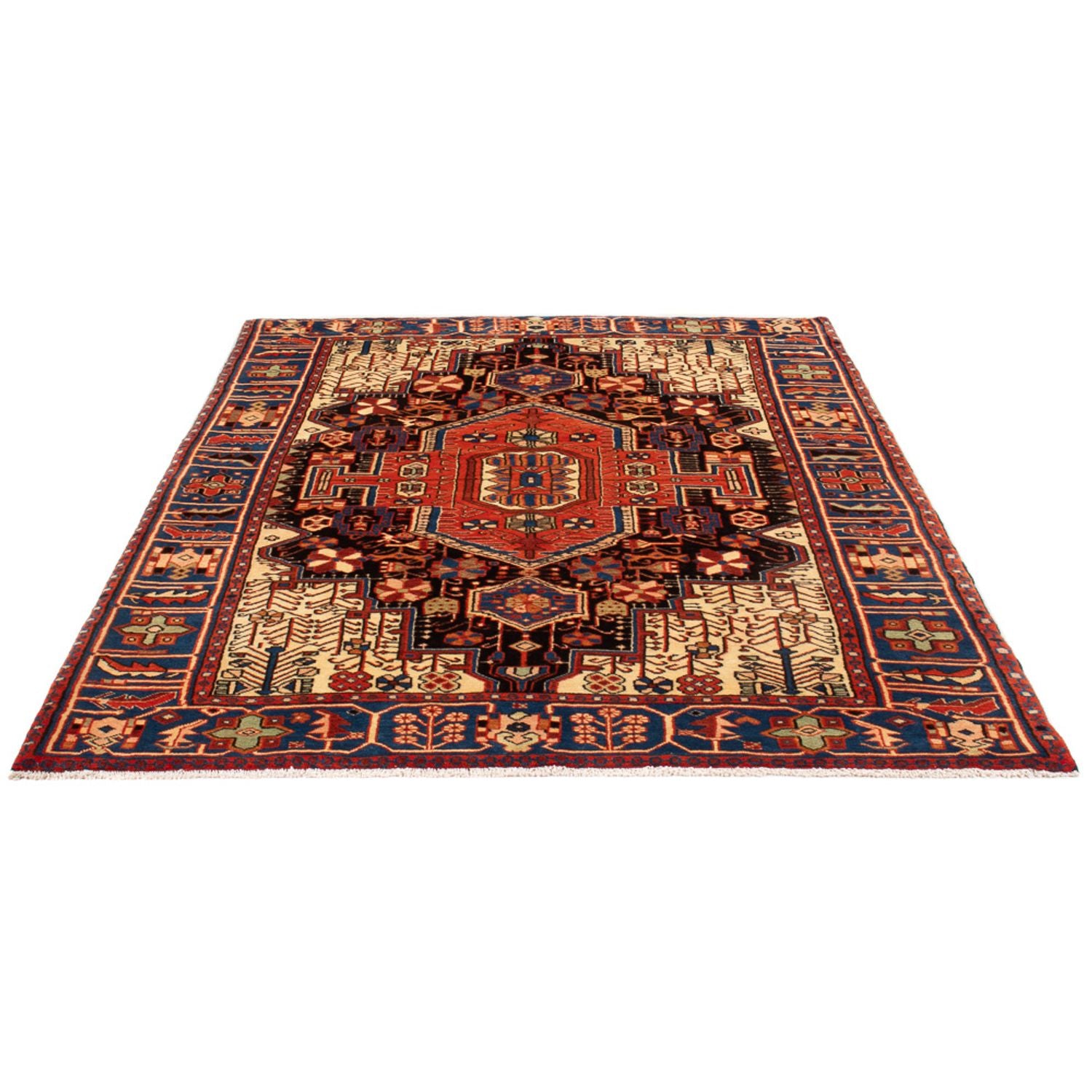 Perserteppich - Nomadic - 207 x 147 cm - rot