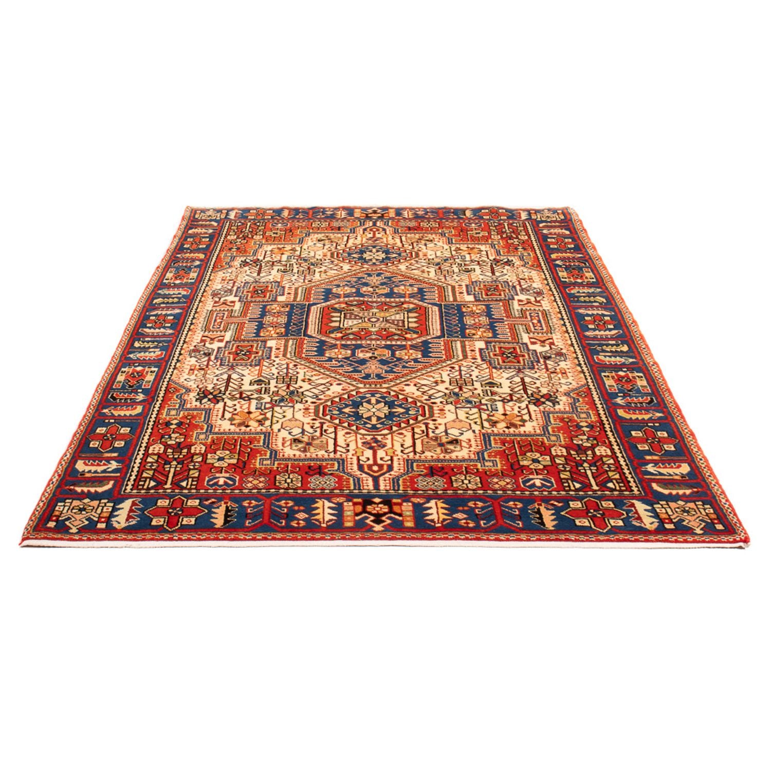 Perserteppich - Nomadic - 207 x 140 cm - blau