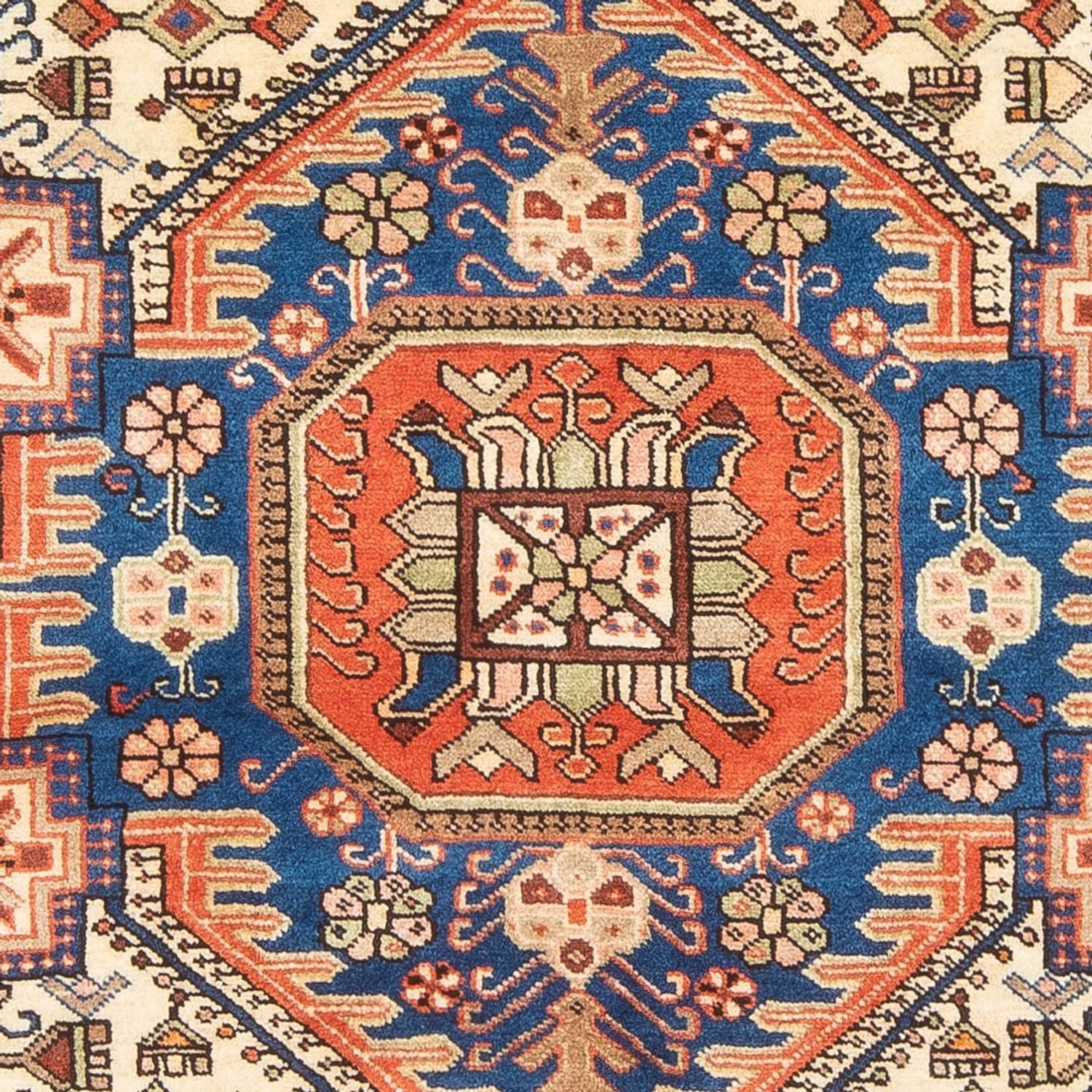 Perserteppich - Nomadic - 200 x 145 cm - blau