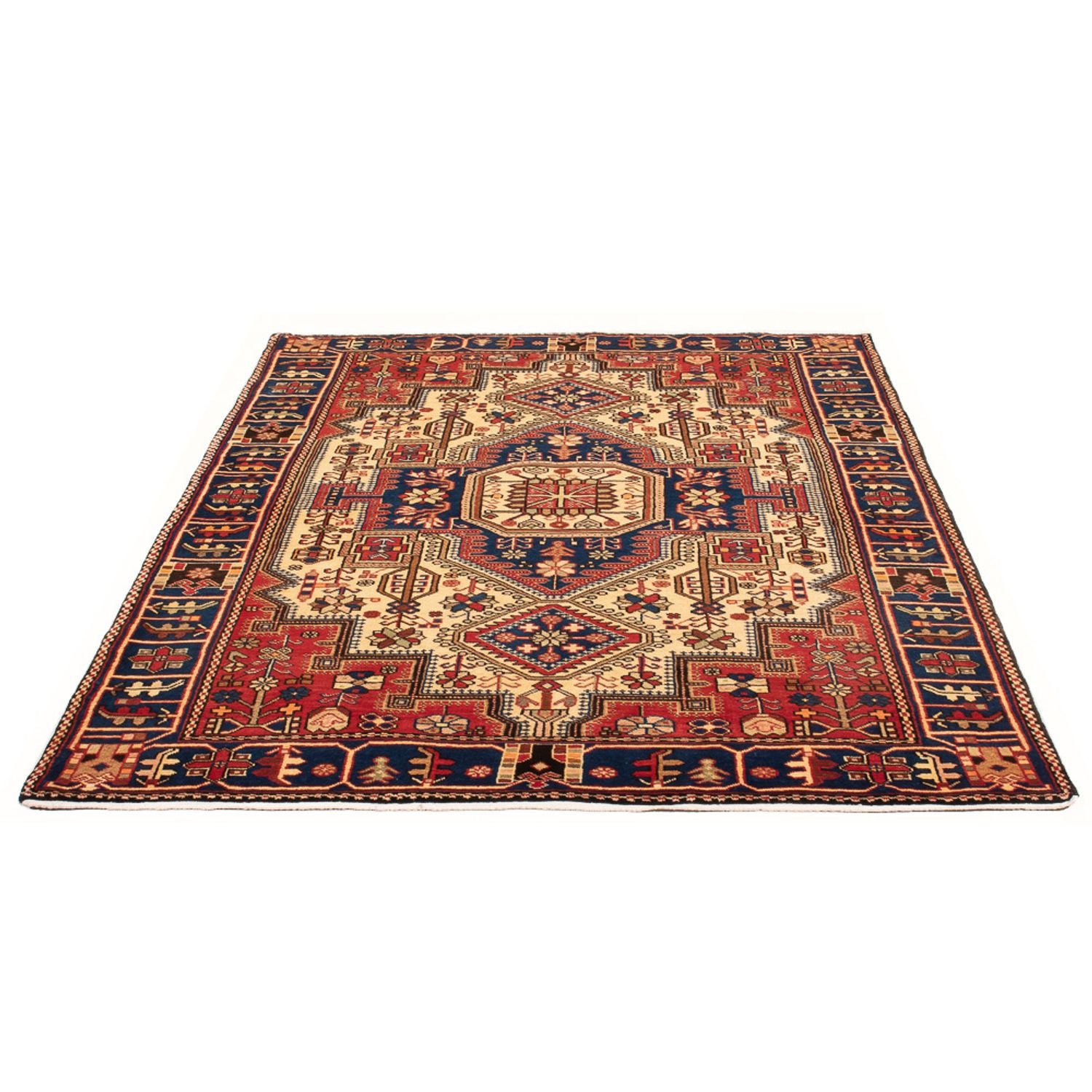Perserteppich - Nomadic - 190 x 136 cm - blau