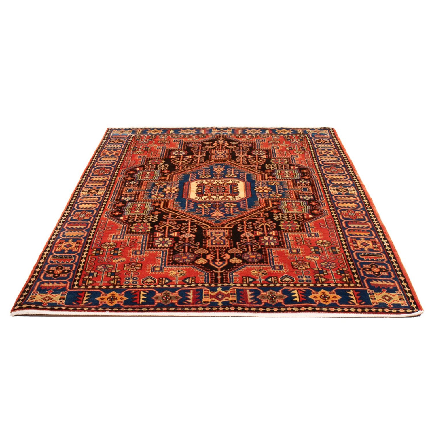 Perserteppich - Nomadic - 204 x 142 cm - blau