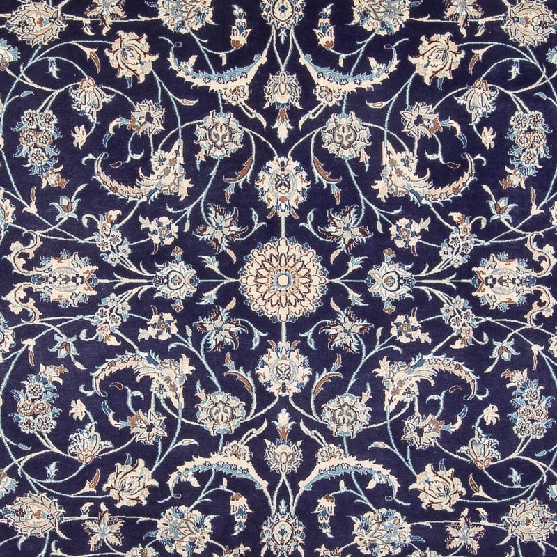 Perserteppich - Nain - 390 x 295 cm - dunkelblau