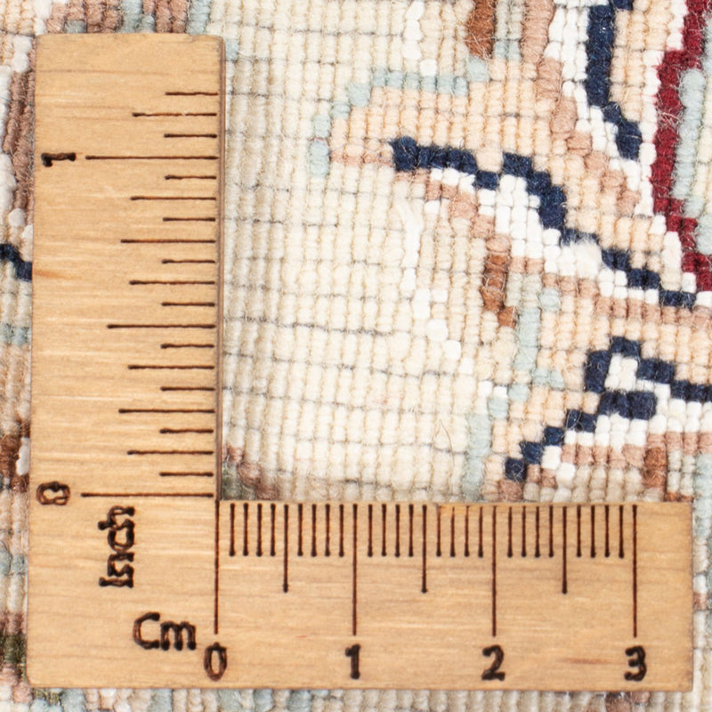 Perserteppich - Nain - Premium rund  - 111 x 105 cm - dunkelblau