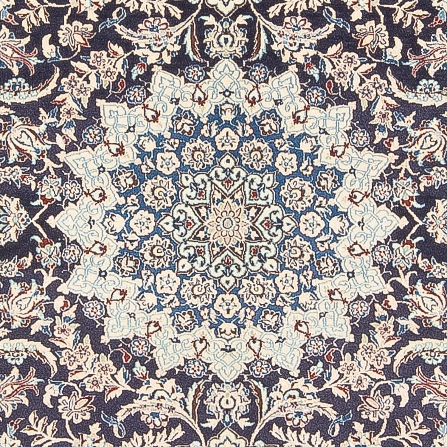 Perserteppich - Nain - Premium - 195 x 130 cm - dunkelblau