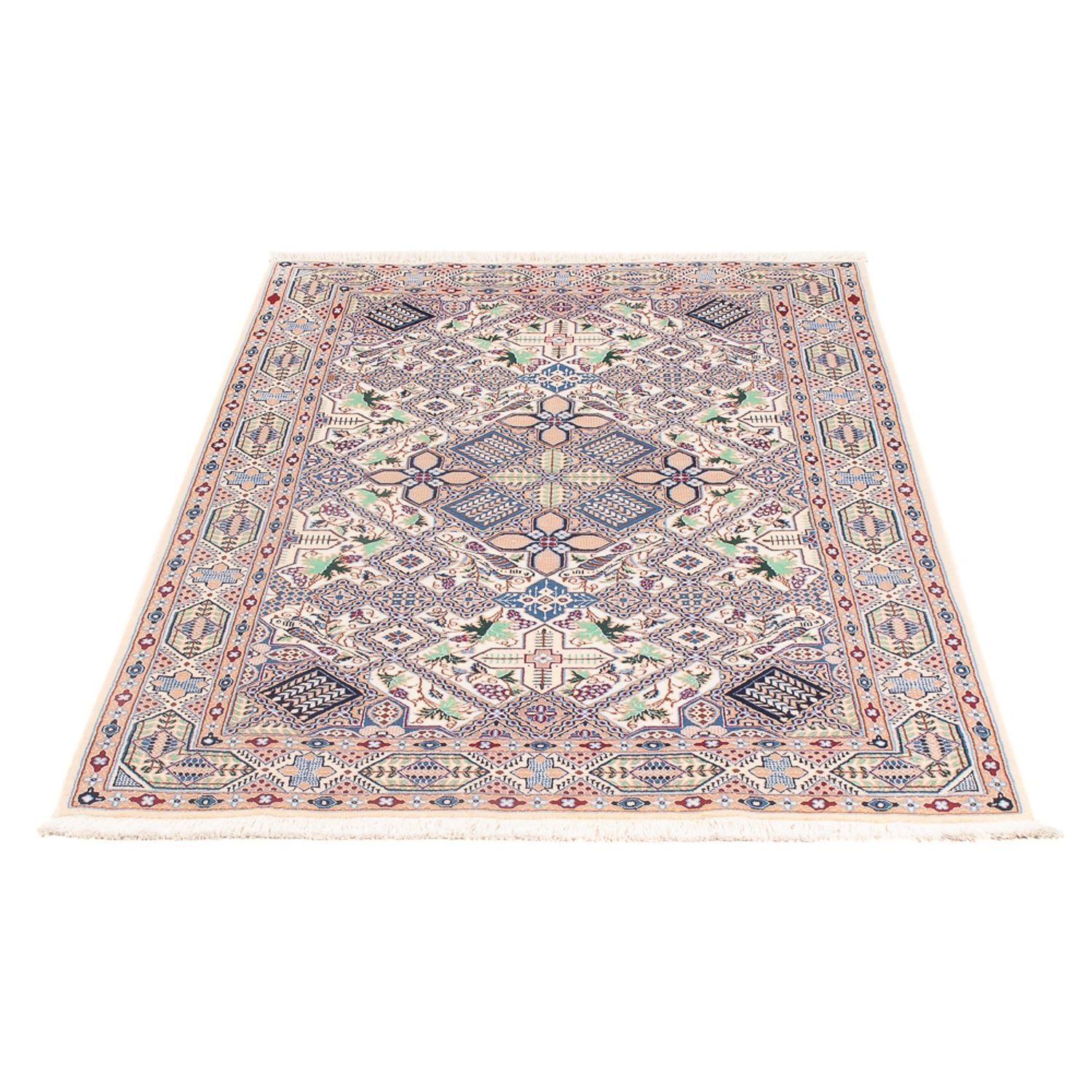 Perserteppich - Nain - Premium - 130 x 87 cm - creme