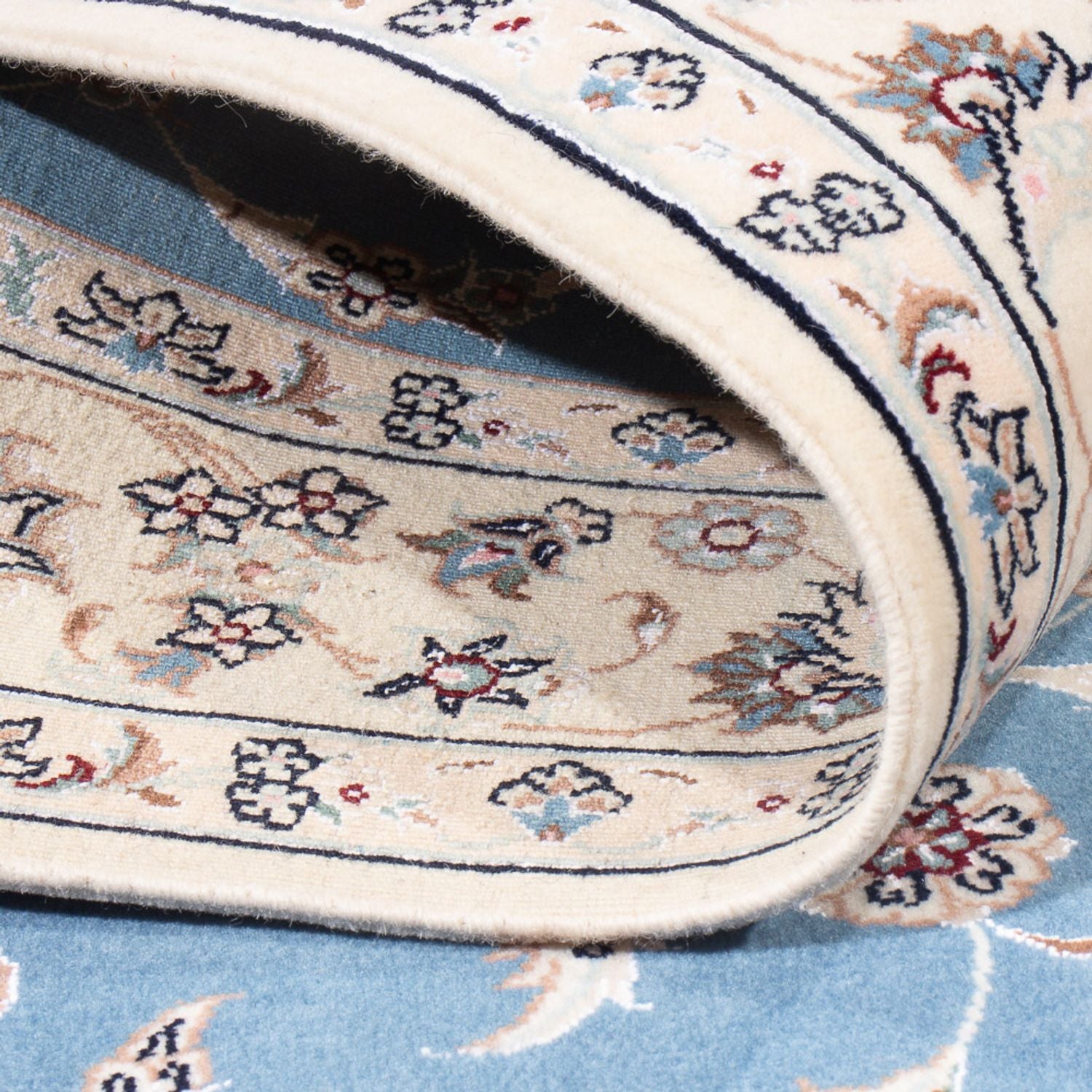 Perserteppich - Nain - Premium - 150 x 103 cm - blau