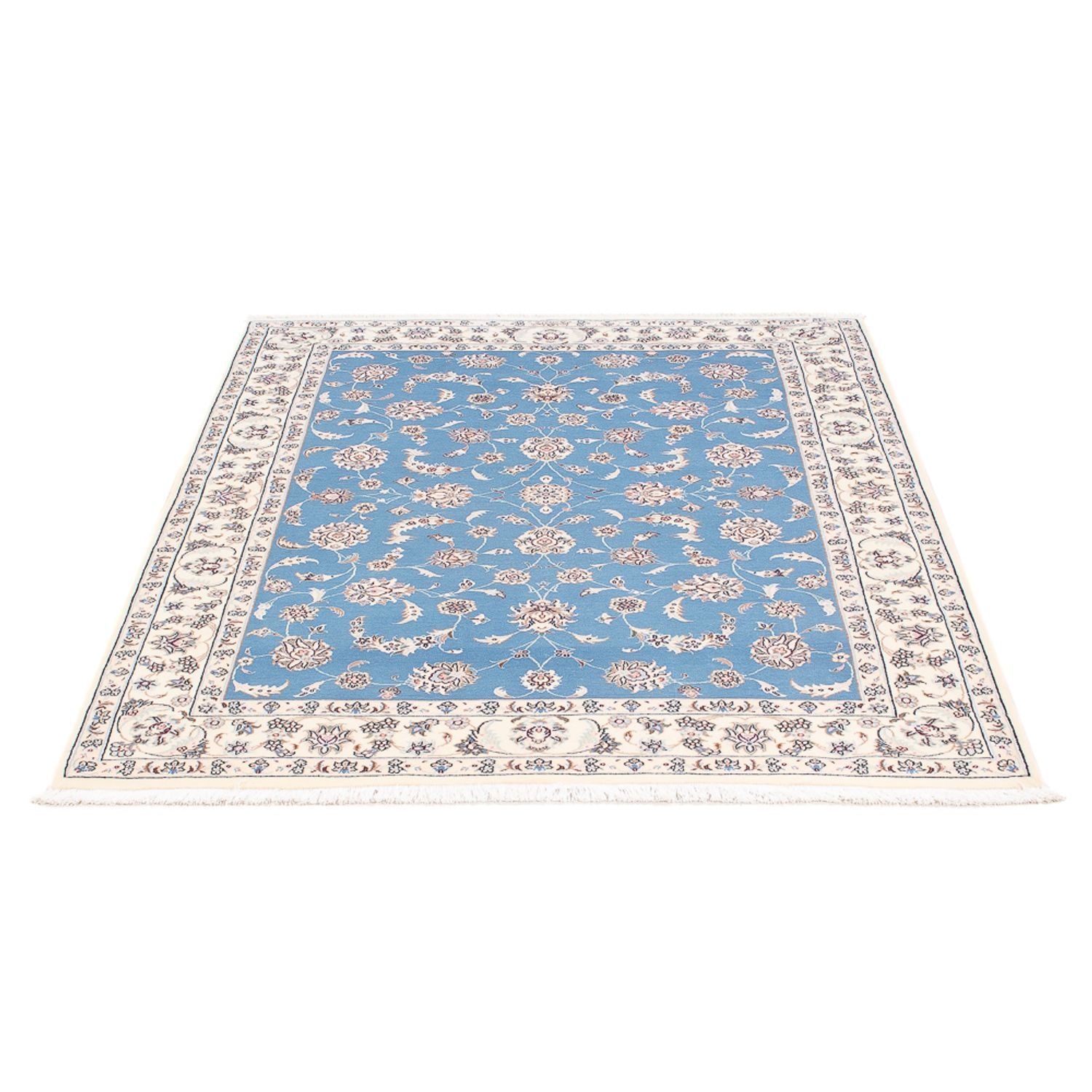 Perserteppich - Nain - Premium - 150 x 103 cm - blau