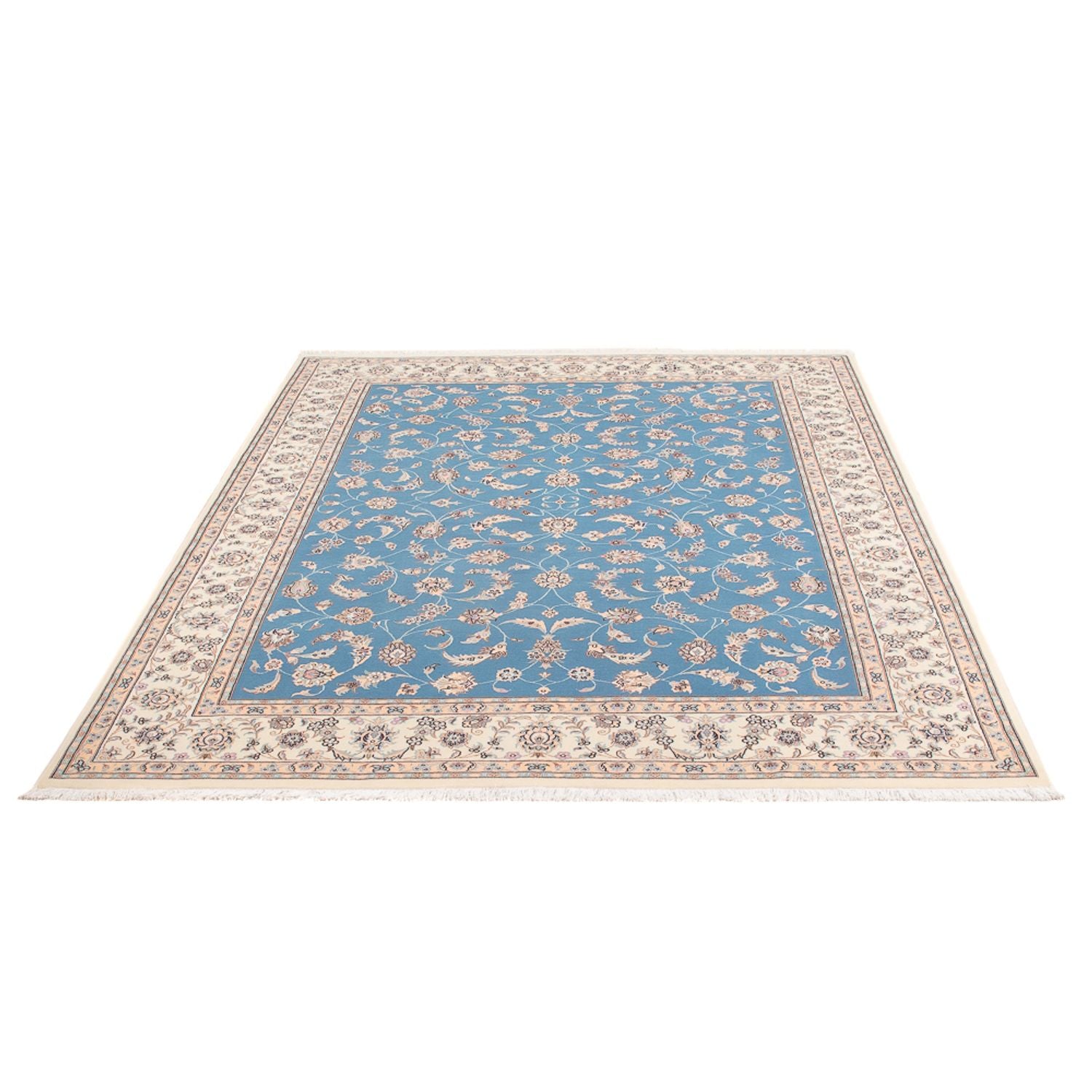 Perserteppich - Nain - Premium - 208 x 150 cm - blau