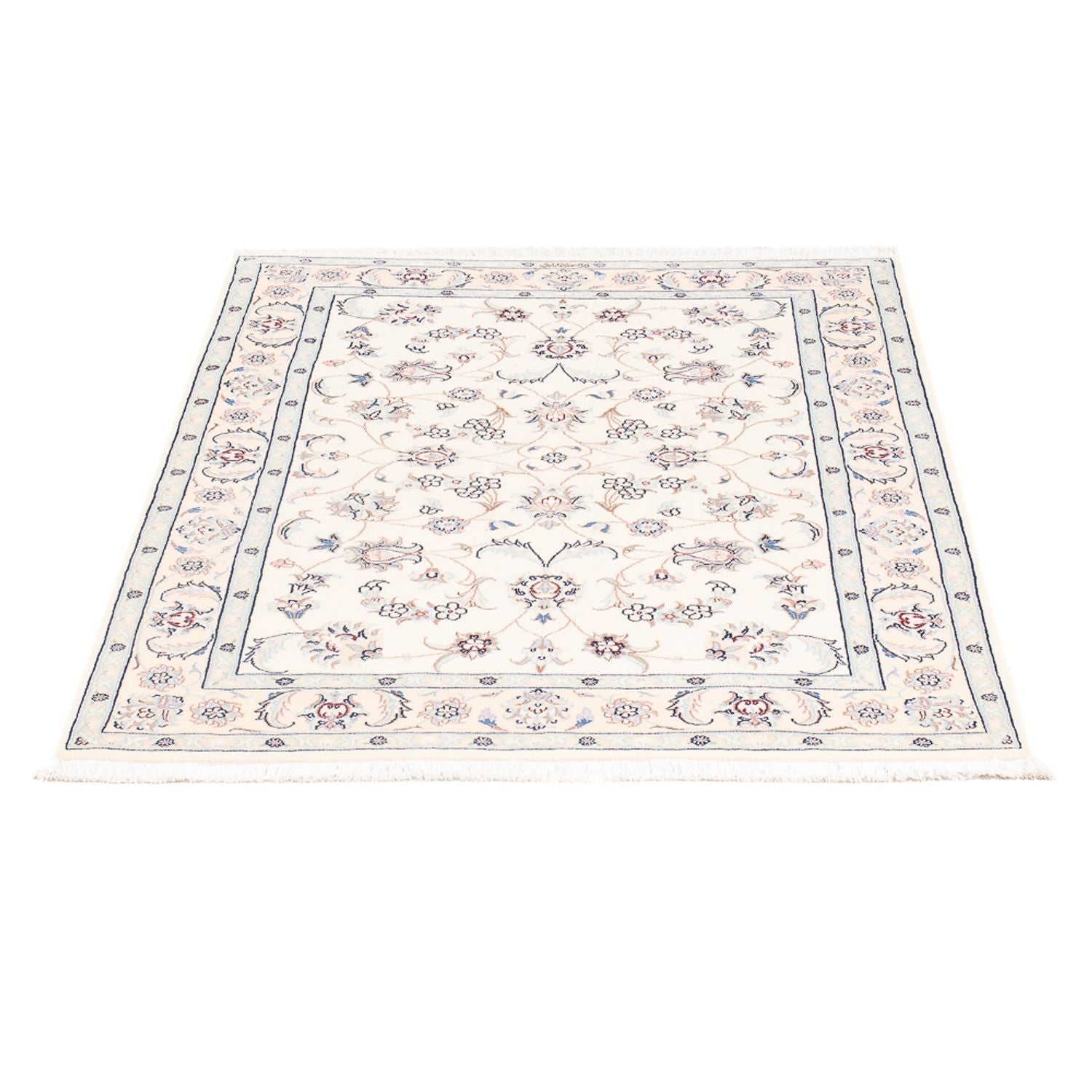 Perserteppich - Nain - Premium - 121 x 82 cm - creme
