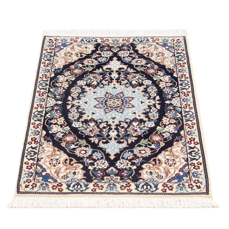 Perserteppich - Nain - Premium - 77 x 50 cm - hellblau