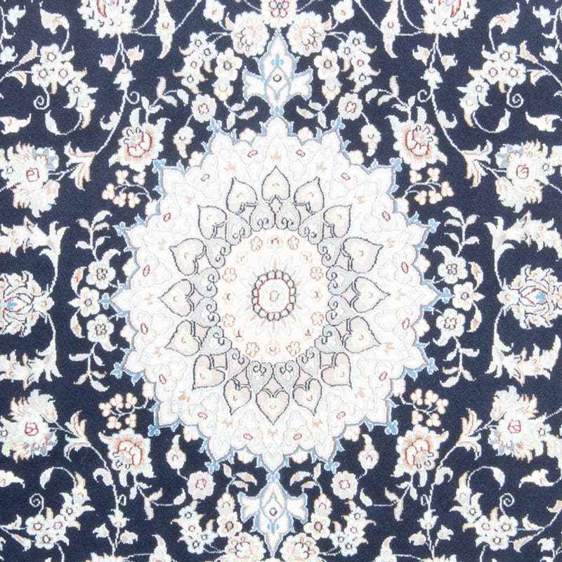 Perserteppich - Nain - Royal - 196 x 147 cm - dunkelblau