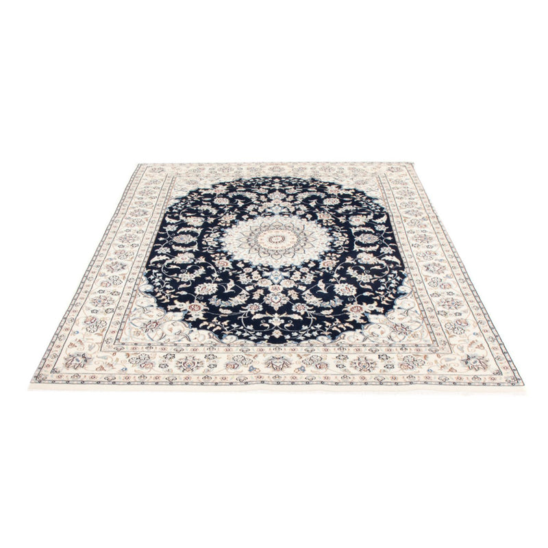 Perserteppich - Nain - Royal - 196 x 147 cm - dunkelblau