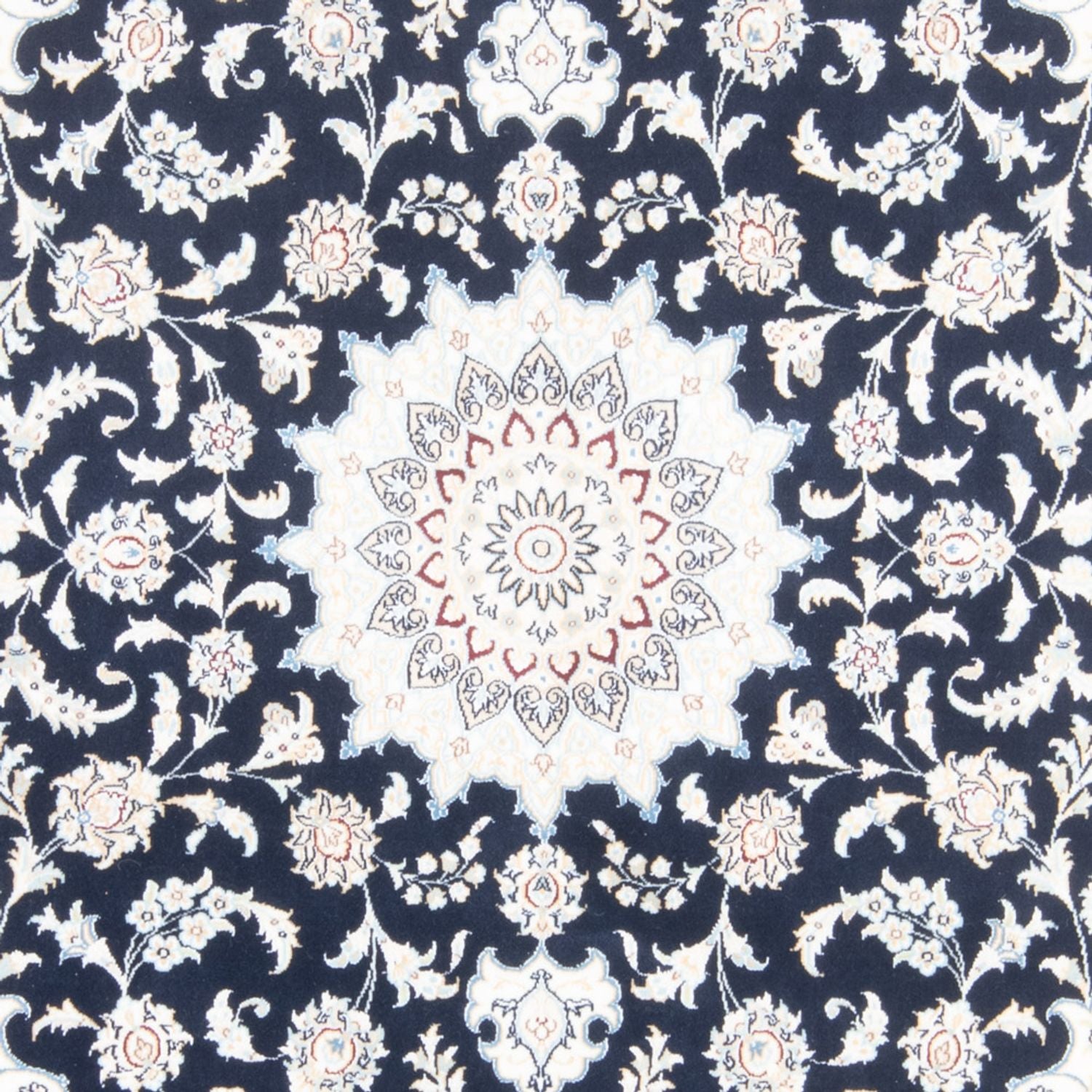 Perserteppich - Nain - Royal - 203 x 145 cm - dunkelblau