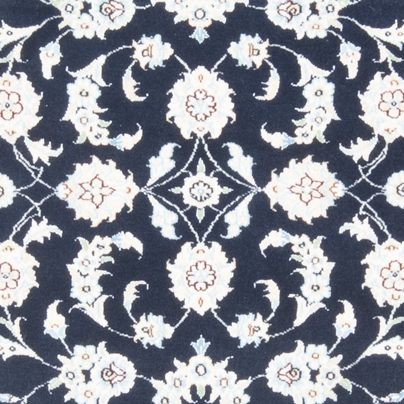 Läufer Perser - Nain - Royal - 194 x 82 cm - dunkelblau
