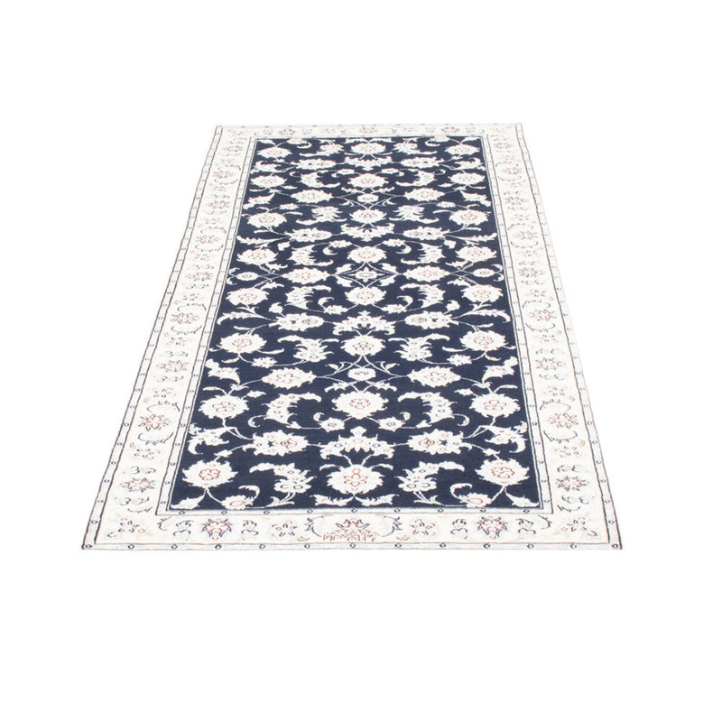 Läufer Perser - Nain - Royal - 194 x 82 cm - dunkelblau