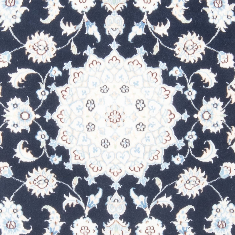 Läufer Perser - Nain - Royal - 197 x 81 cm - dunkelblau