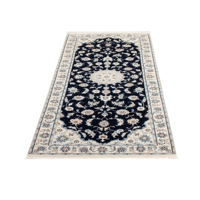 Läufer Perser - Nain - Royal - 197 x 81 cm - dunkelblau