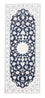 Läufer Perser - Nain - Royal - 197 x 80 cm - dunkelblau