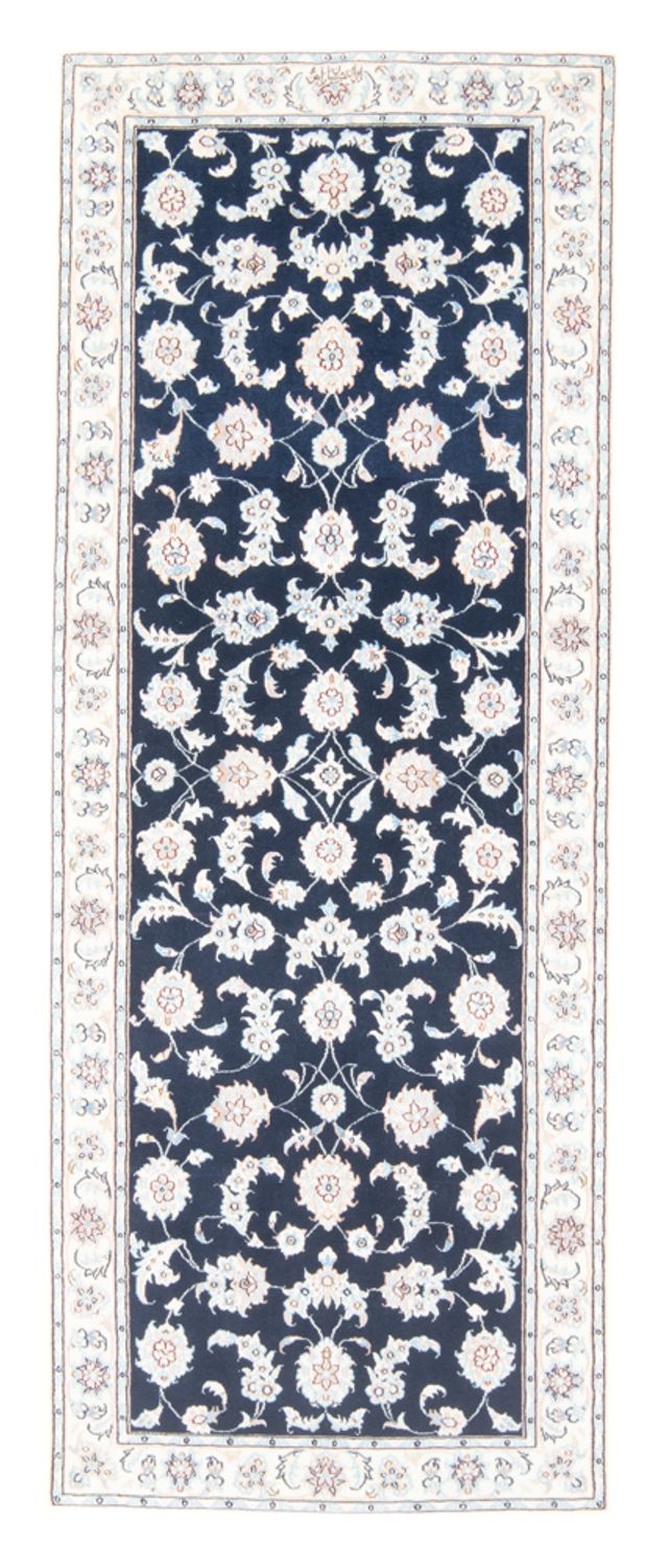 Läufer Perser - Nain - Royal - 198 x 81 cm - dunkelblau