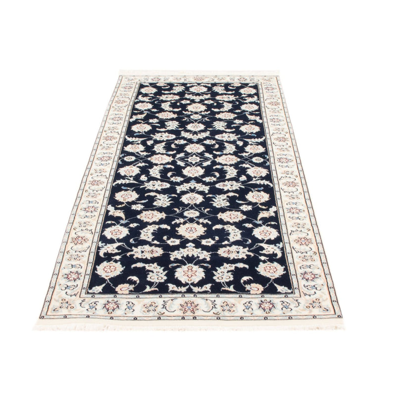 Läufer Perser - Nain - Royal - 197 x 80 cm - dunkelblau