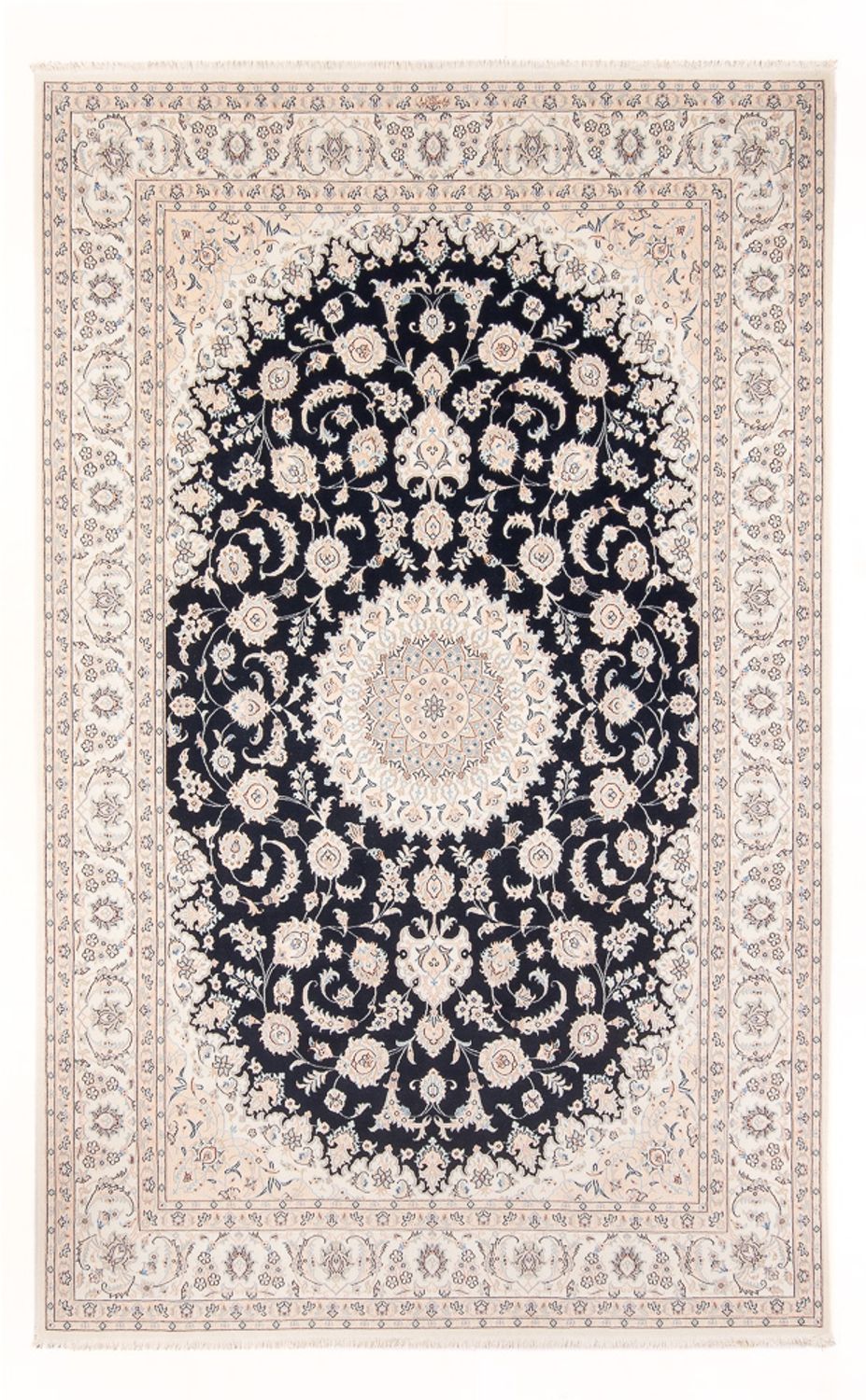 Perserteppich - Nain - Premium - 298 x 197 cm - dunkelblau